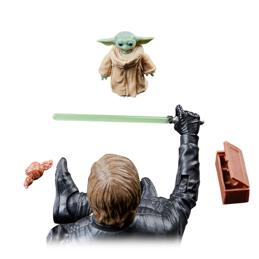 Star Wars The Book of Boba Fett Luke Skywalker & Grogu Figura 15cm