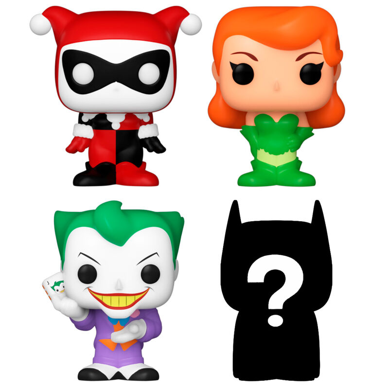 Blister 4 Figuras Bitty Funko POP! DC Comics Harley Quinn