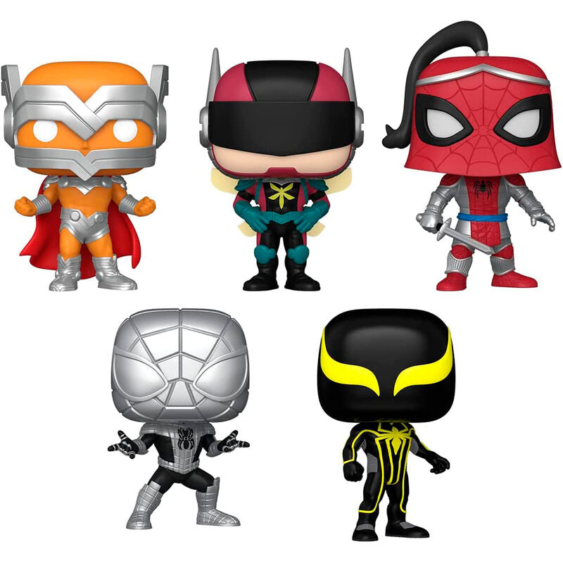 Funko POP! pack 5 Figuras Marvel Spiderman Exclusive