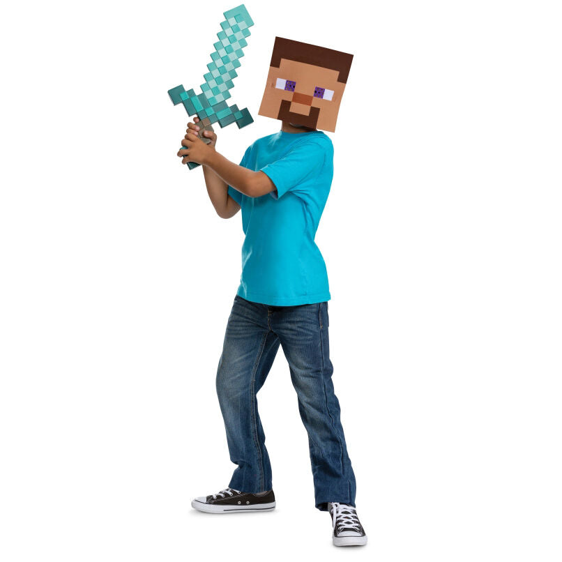 Minecraft Máscara + Sword