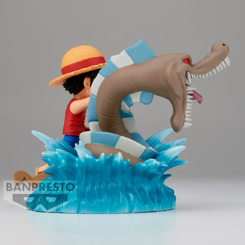 One Piece Log Stories Monkey D Luffy vs Local Sea Figura 7cm