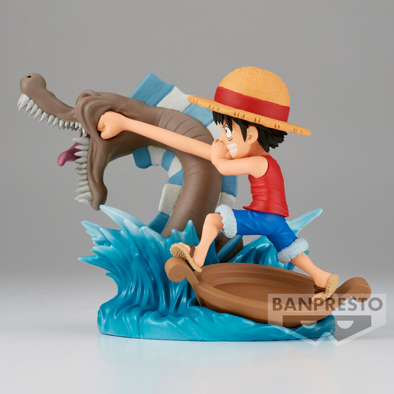 One Piece Log Stories Monkey D Luffy vs Local Sea Figura 7cm