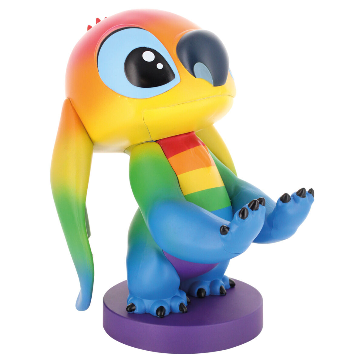 Disney Stitch Rainbow Figura clamping bracket Cable guy 20cm