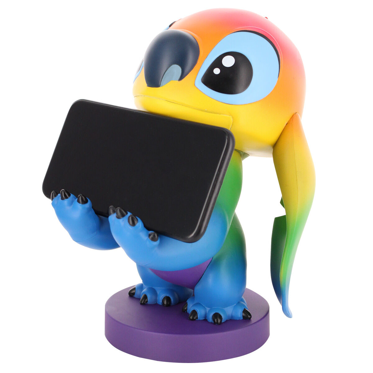 Disney Stitch Rainbow Figura clamping bracket Cable guy 20cm
