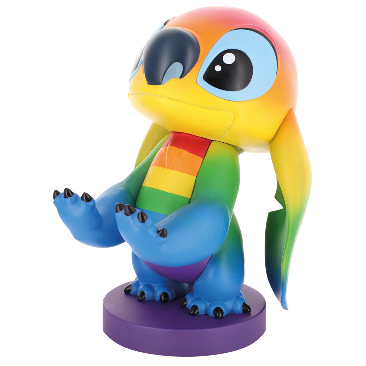 Disney Stitch Rainbow Figura clamping bracket Cable guy 20cm