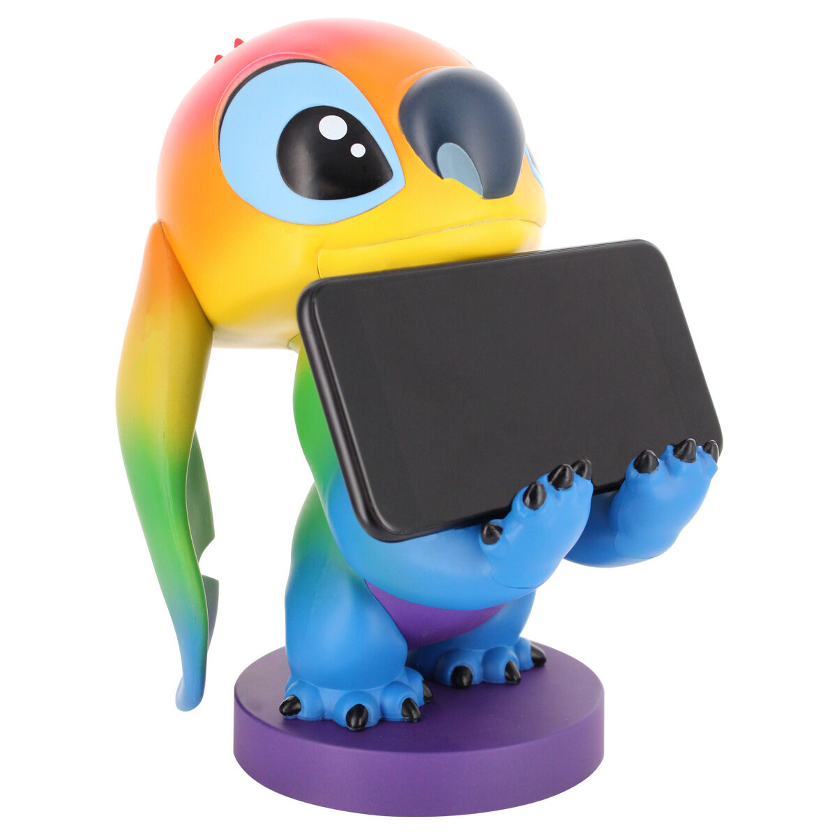Disney Stitch Rainbow Figura clamping bracket Cable guy 20cm