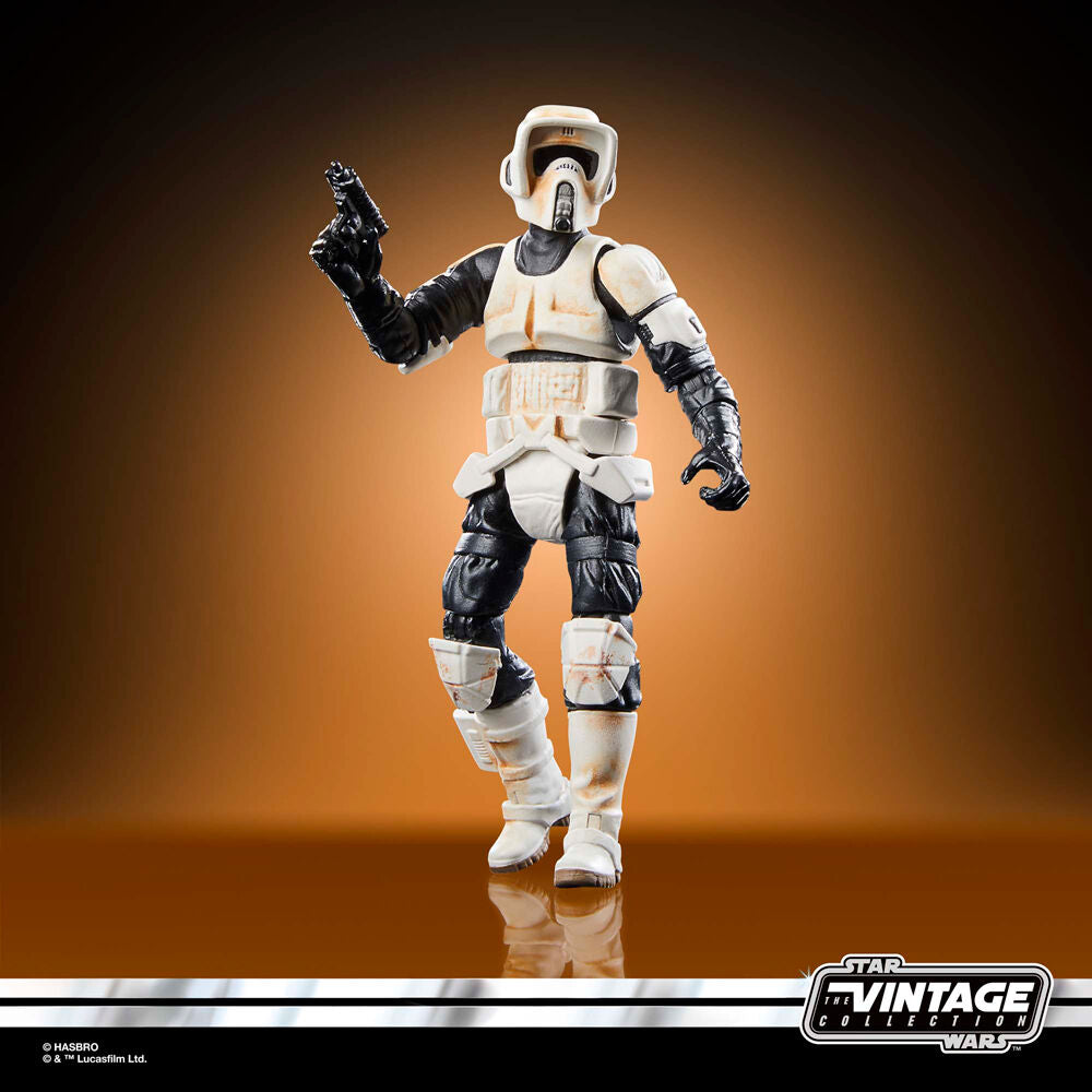 Star Wars the Mandalorian Speeder Bike Scout Trooper & Grogu Figura 9cm