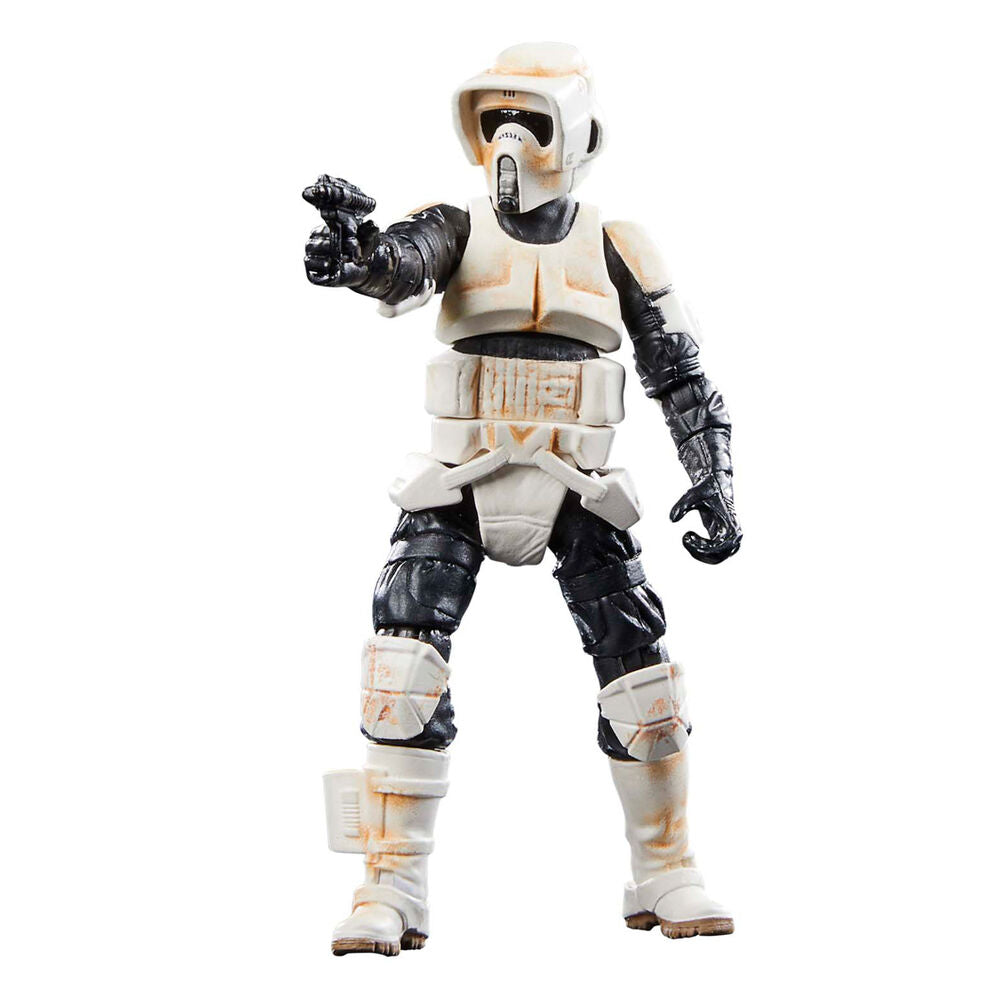 Star Wars the Mandalorian Speeder Bike Scout Trooper & Grogu Figura 9cm