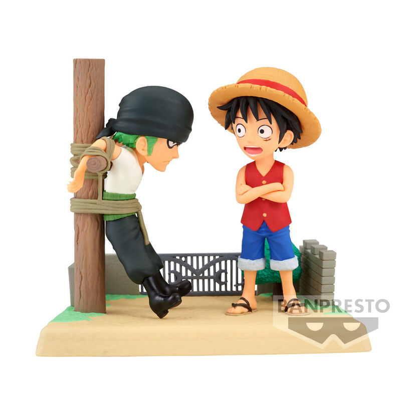 One Piece Log Stories Monkey D Luffy & Roronoa Zoro Figura 7cm