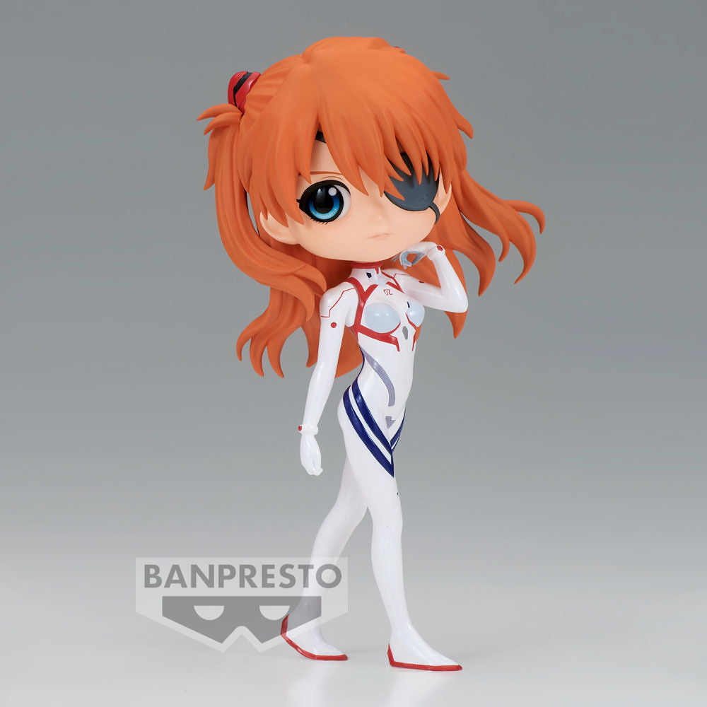 Evangelion 3.0 Asuka Shikinami Langley Plugsuit Style Ver. B Q posket Figura 14cm