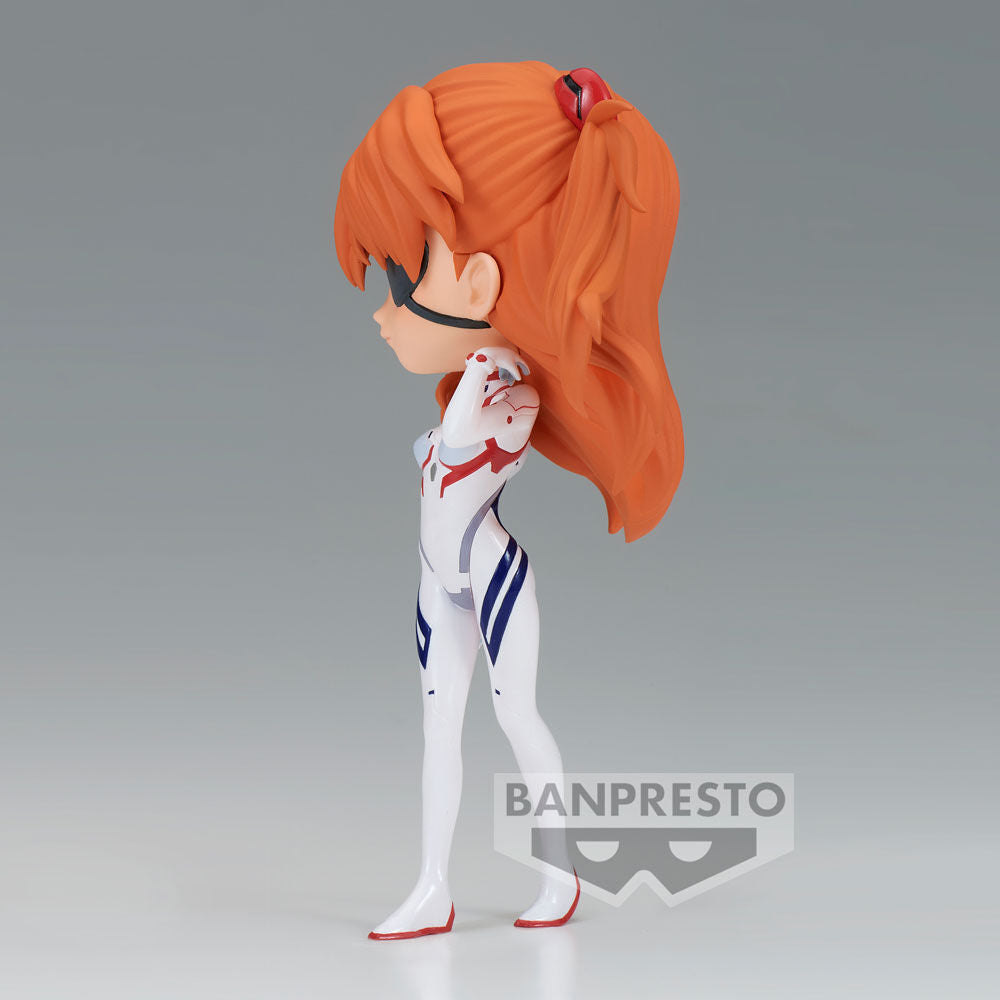 Evangelion 3.0 Asuka Shikinami Langley Plugsuit Style Ver. B Q posket Figura 14cm