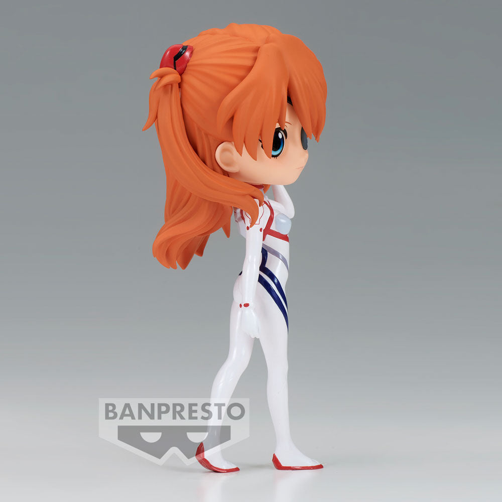 Evangelion 3.0 Asuka Shikinami Langley Plugsuit Style Ver. B Q posket Figura 14cm