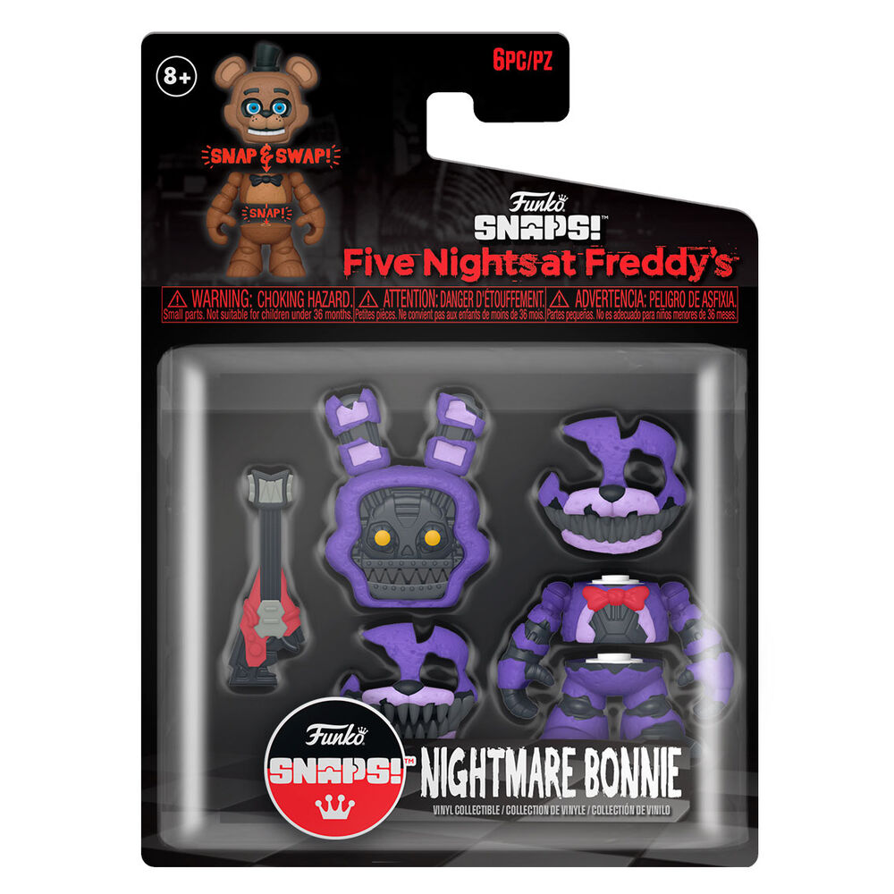 Snaps! Figura Five Nights at Freddys Nightmare Bonnie