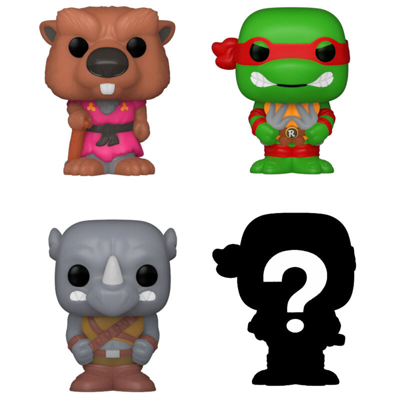 Blister 4 Figuras Bitty Funko POP! Teenage Mutant Ninja Turtles Splinter