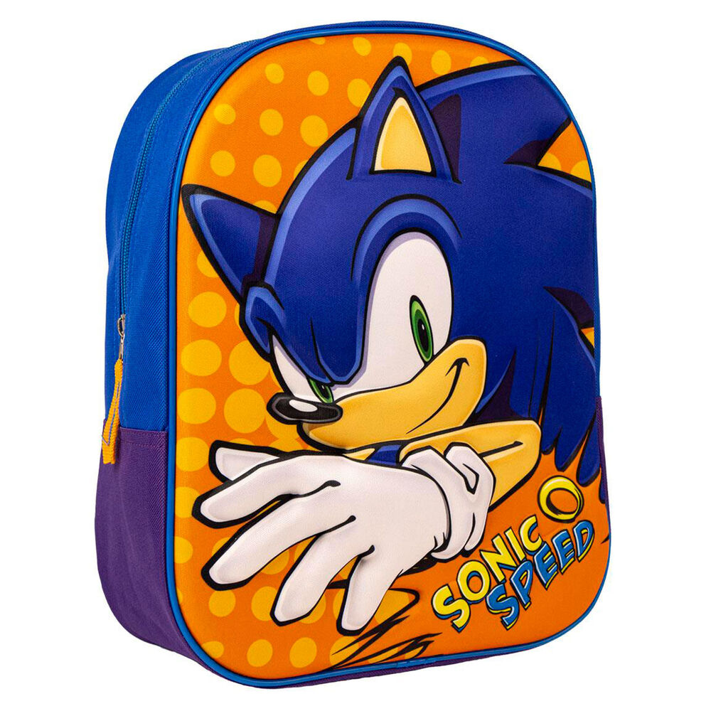 Sonic The Hedgehog 3D Mochila 31cm