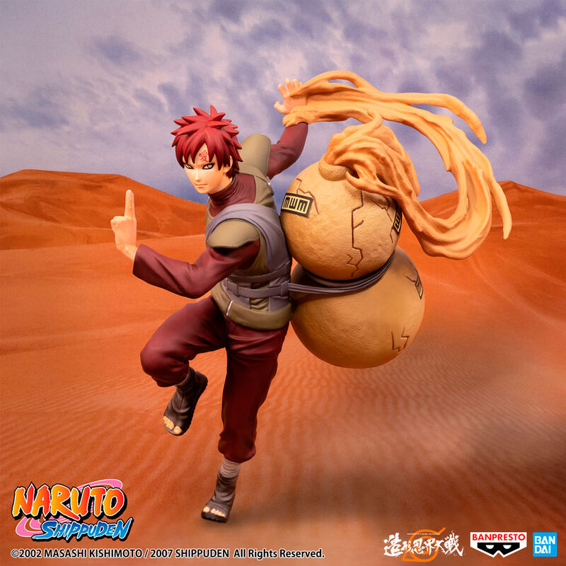 Naruto Shippuden Banpresto F Colosseum Gara Figura 12cm