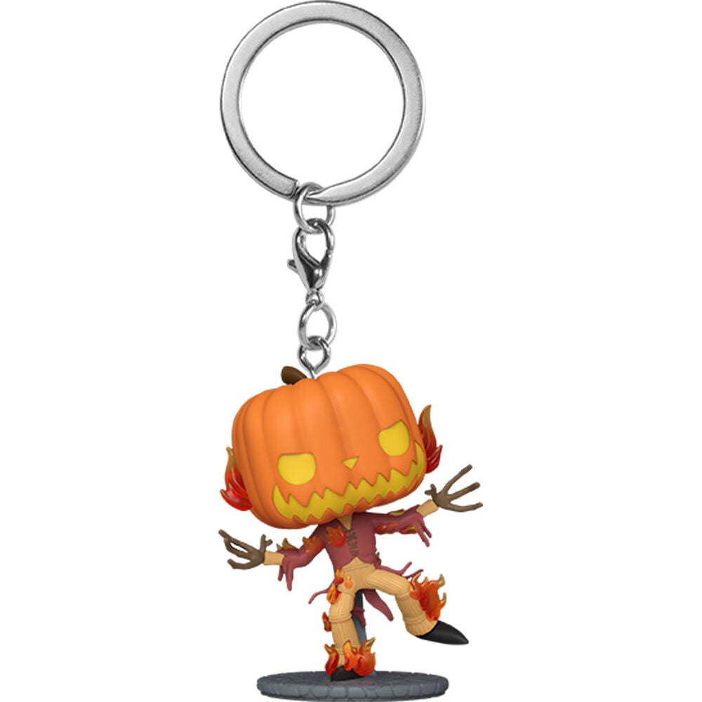 Pocket Funko POP! Disney Porta-Chaves Nightmare Before Christmas 30th Anniversary Pumpkin King