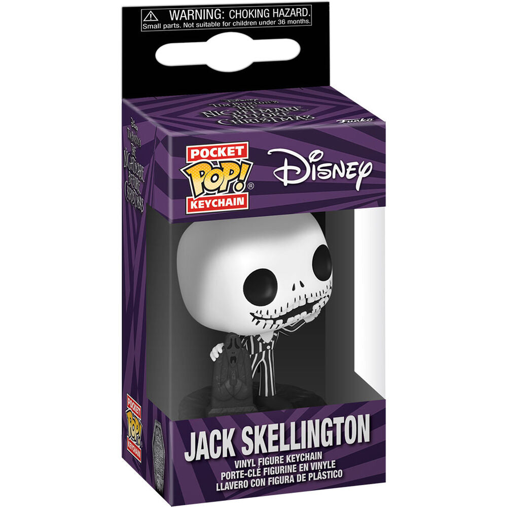 Porta-Chaves Funko POP!Disney Nightmare Before Christmas 30th Anniversary Jack Skellington
