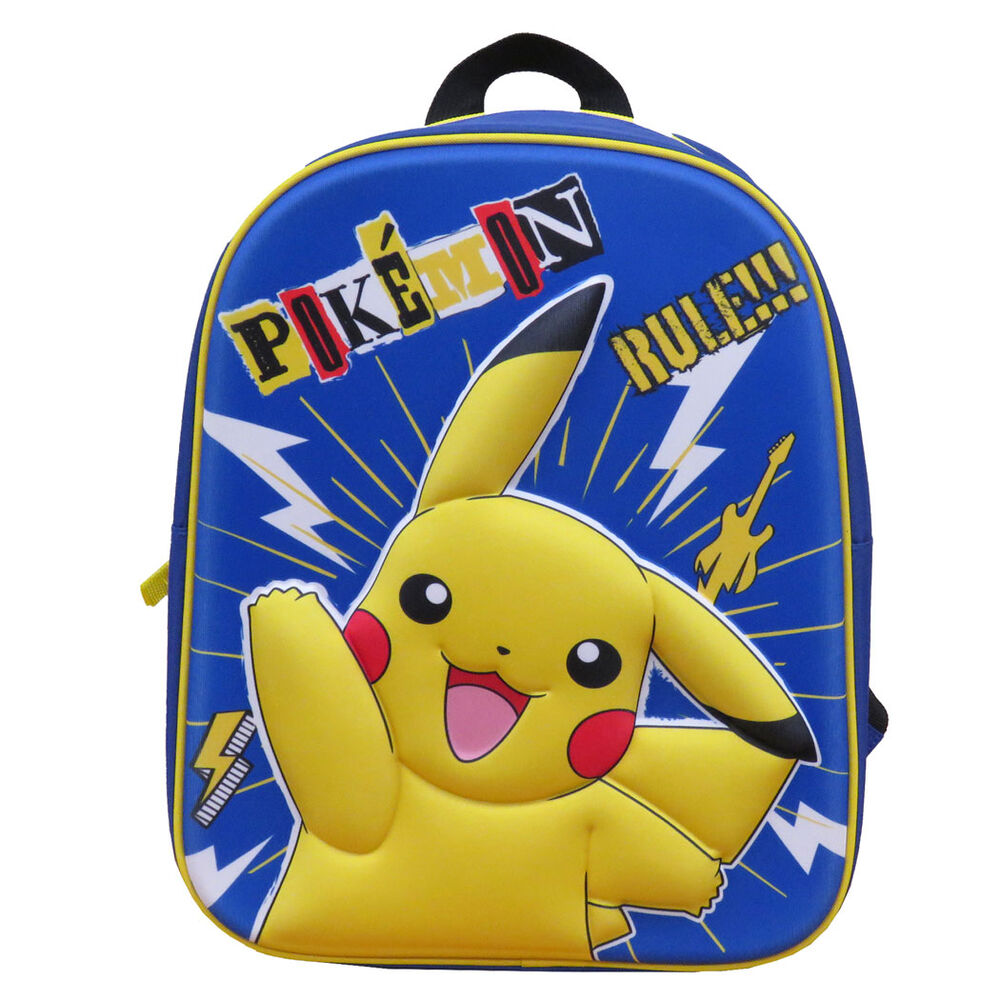 Pokemon Pikachu 3D Mochila 30cm