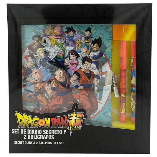 Dragon Ball set diário + 2 Canetas