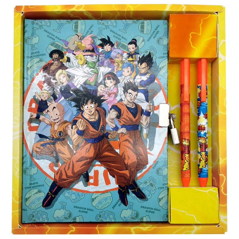 Dragon Ball set diário + 2 Canetas