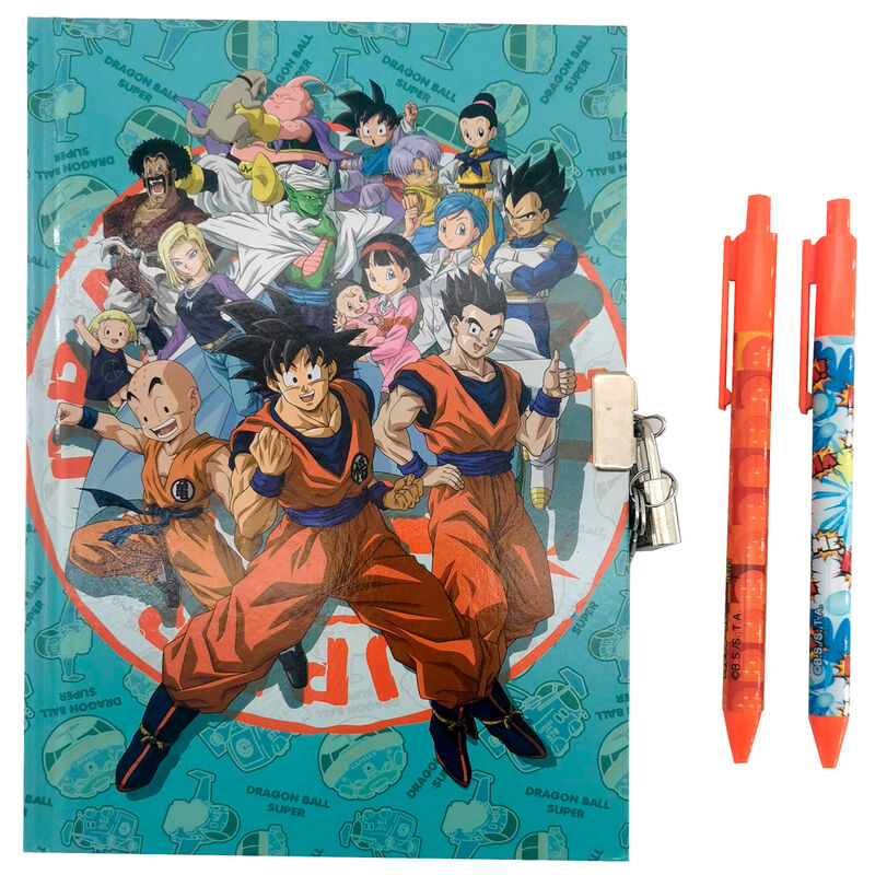 Dragon Ball set diário + 2 Canetas