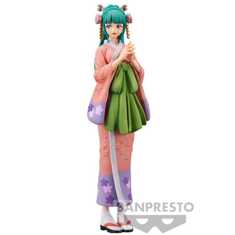 One Piece The Grandline Lady DXF Kozuki Hiyori Figura 16cm