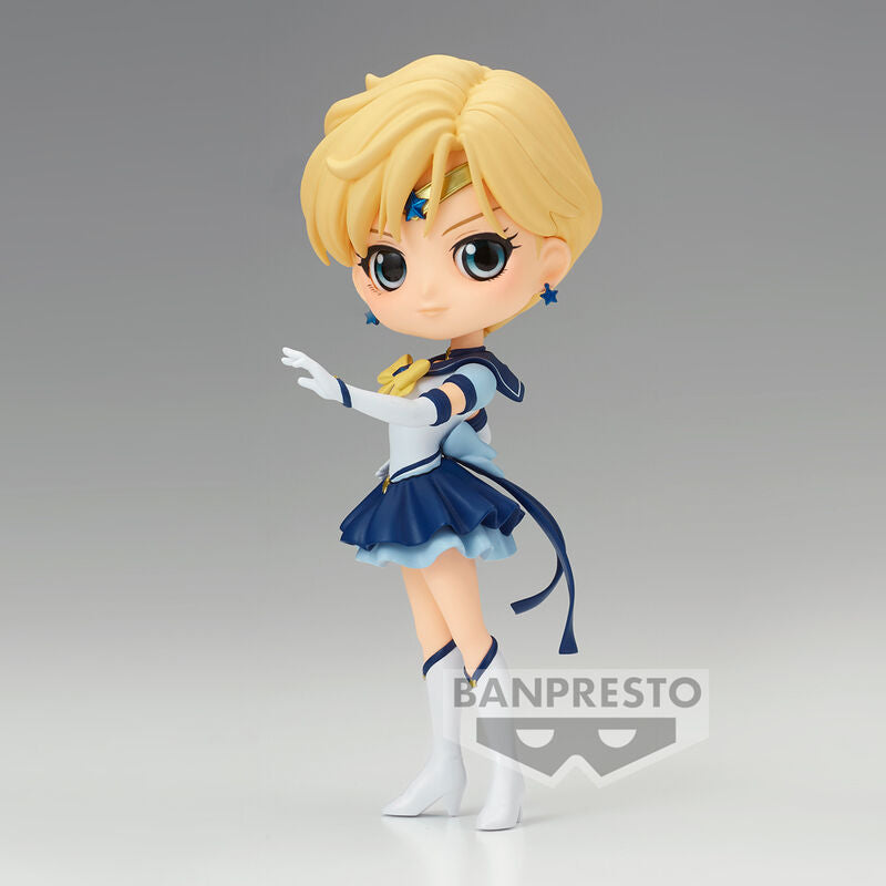 Pretty Guardian Sailor Moon Cosmos the Movie Eternal Sailor Uranus ver.A Q posket Figura 14cm