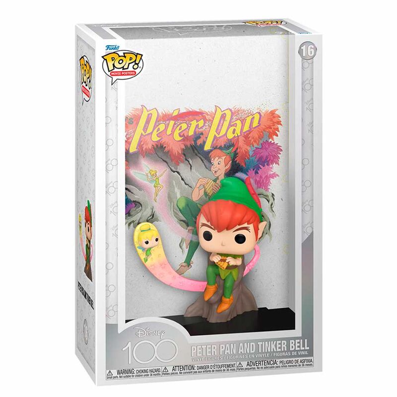 Funko POP!Poster Disney Peter Pan - Peter Pan and Tinker Bell
