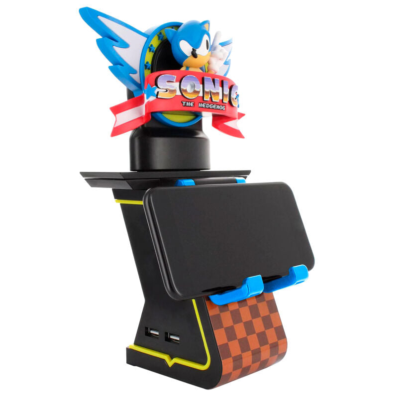 Sonic The Hedgehog Classic Sonic clamping bracket Cable guy Ikon 20cm
