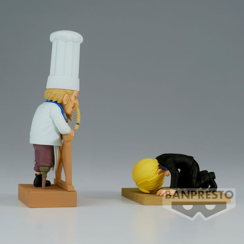One Piece WCF Log Series Sanji & Zeff 2 world collectable Figura 8cm