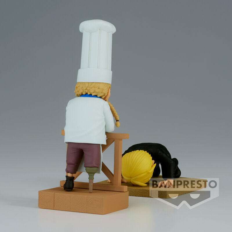 One Piece WCF Log Series Sanji & Zeff 2 world collectable Figura 8cm
