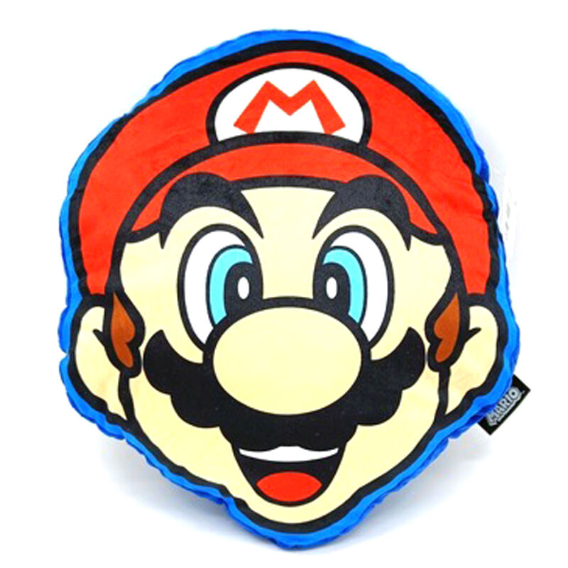 Super Mario Bros Mario 3D Almofada 35cm