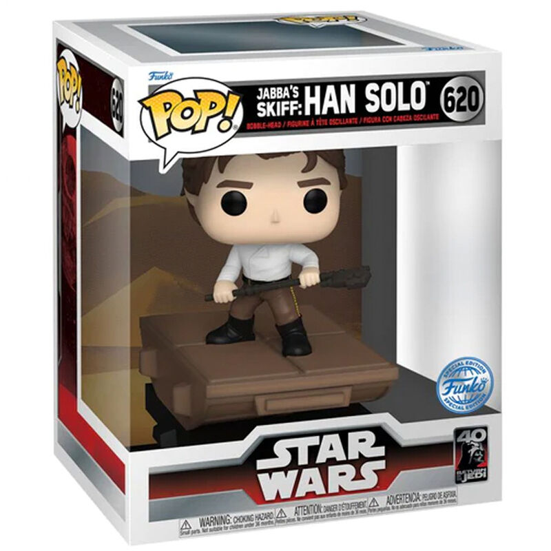 Funko POP!Deluxe Star Wars Jabba Skiff Han Solo Exclusive