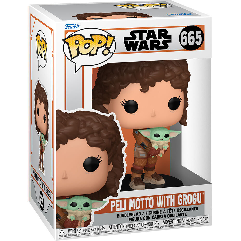 Funko POP!Star Wars Mandalorian 9 Peli Motto with Grogu