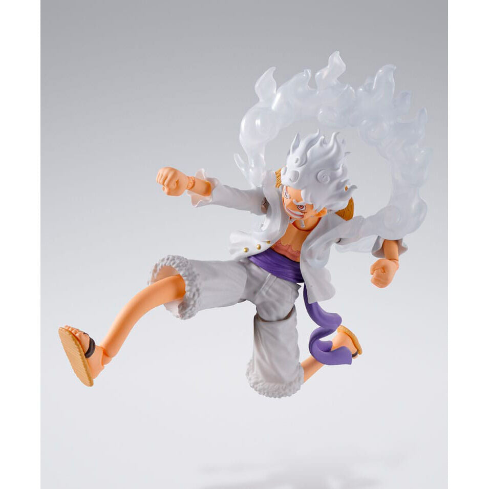 One Piece Gear 5 Monkey D Luffy S.H. figuarts Figura 15,5cm
