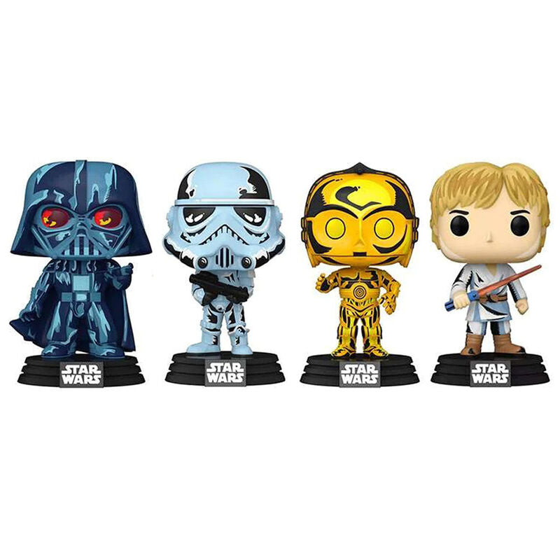 Funko POP! pack 4 Figuras Star Wars Exclusive