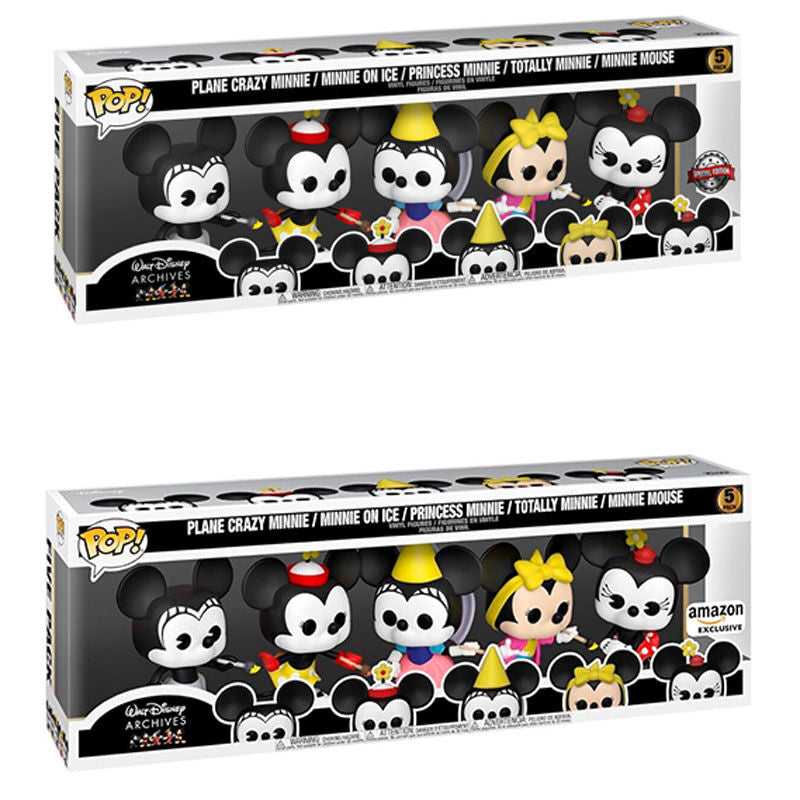 Funko POP! pack 5 Disney Minnie Mouse Exclusive