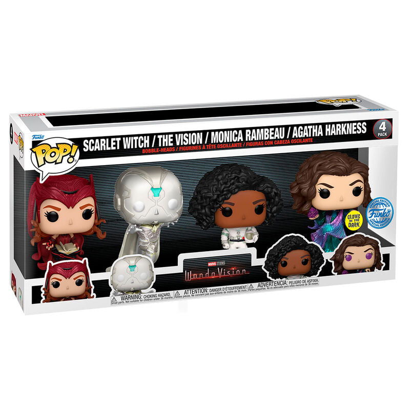 Funko POP! pack 4 Figuras Funko POP! Marvel WandaVision Exclusive