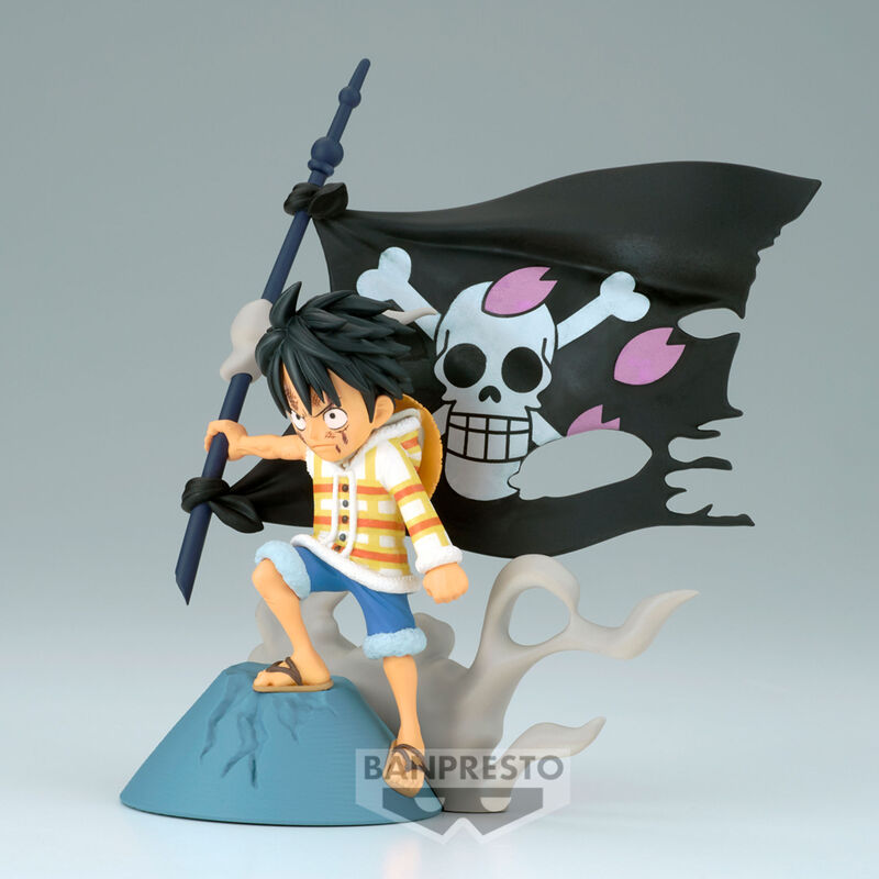One Piece WCF Log Stories Monkey D Luffy Figura 8cm