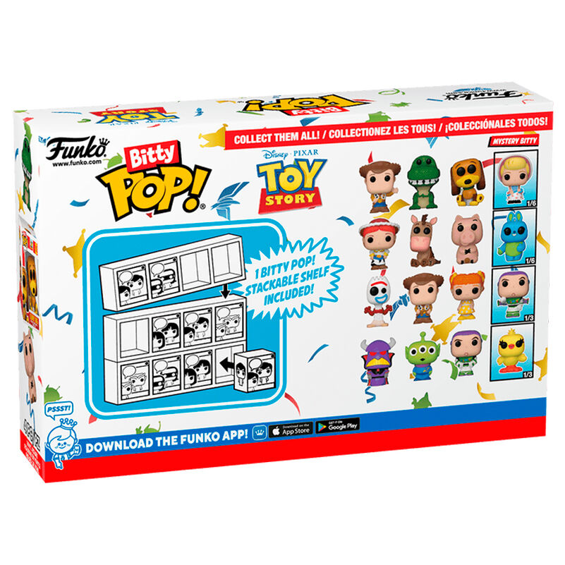 Blister 4 Figuras Bitty Funko POP! Disney Toy Story Forky