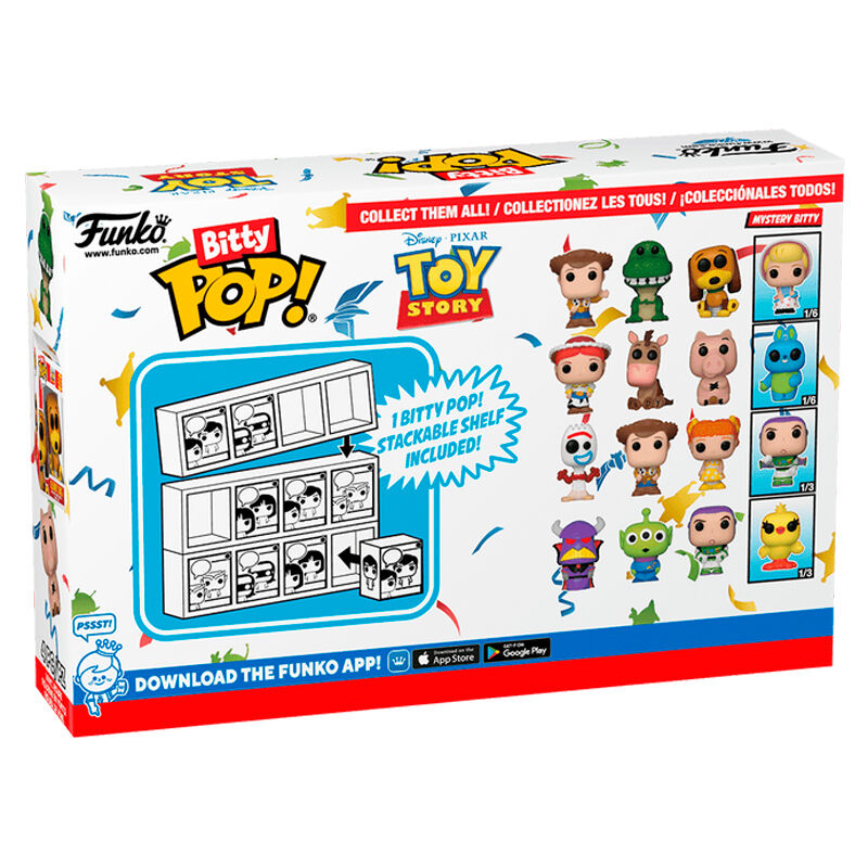 Blister 4 Figuras Bitty Funko POP! Disney Toy Story Zurg