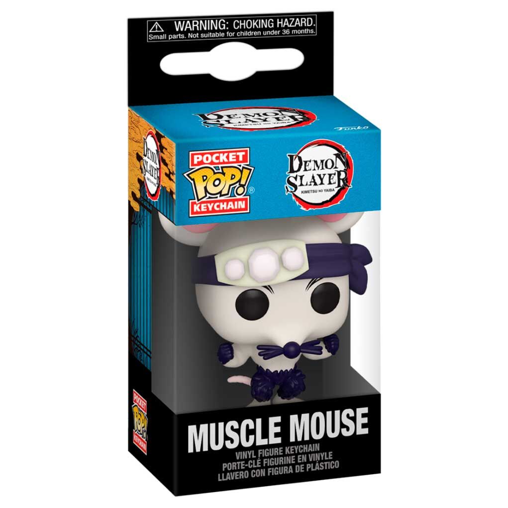 Porta-Chaves Funko POP!Demon Slayer Kimetsu no Yaiba Muscle Mouse