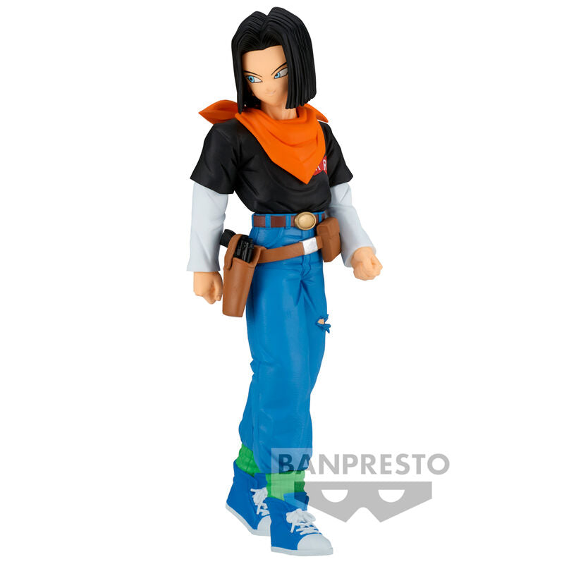 Dragon Ball Z Android 17 Solid Edge Work Figura 17cm