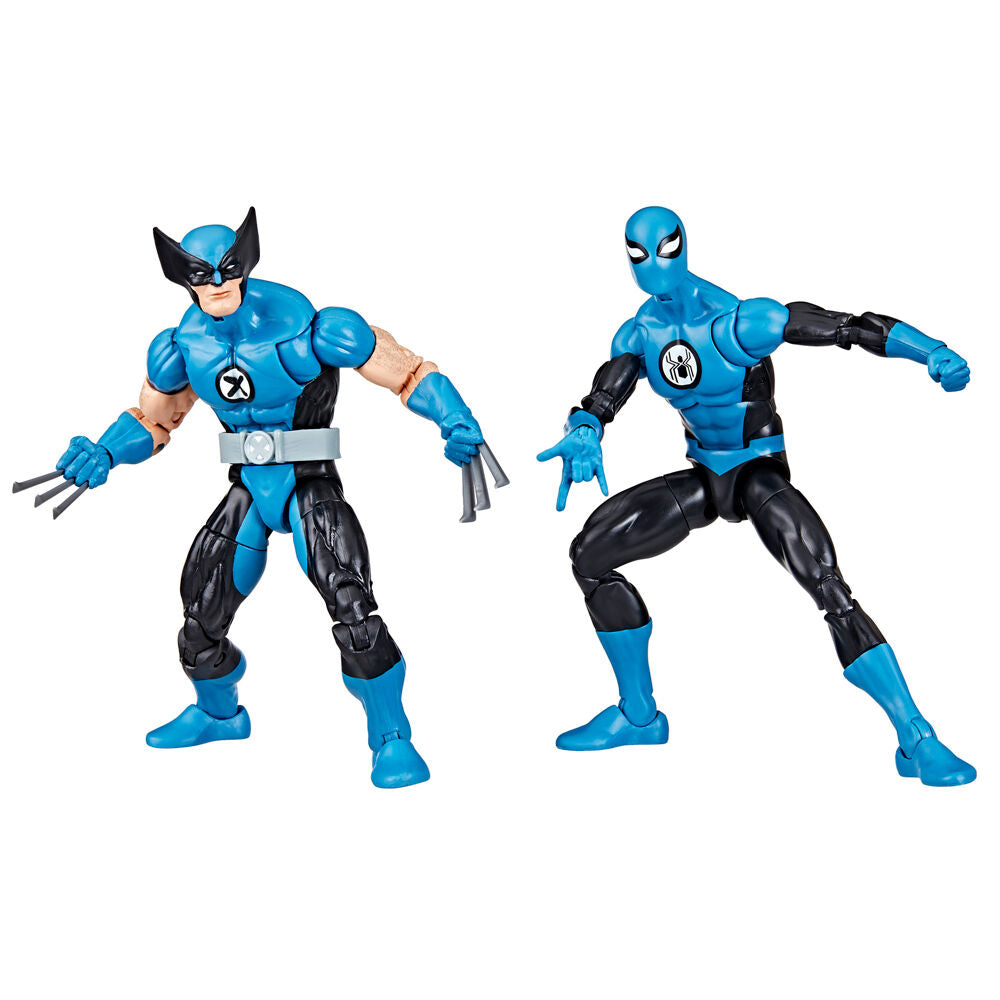 Marvel Fantastic Four Wolverine Spiderman pack 2 Figuras 15cm