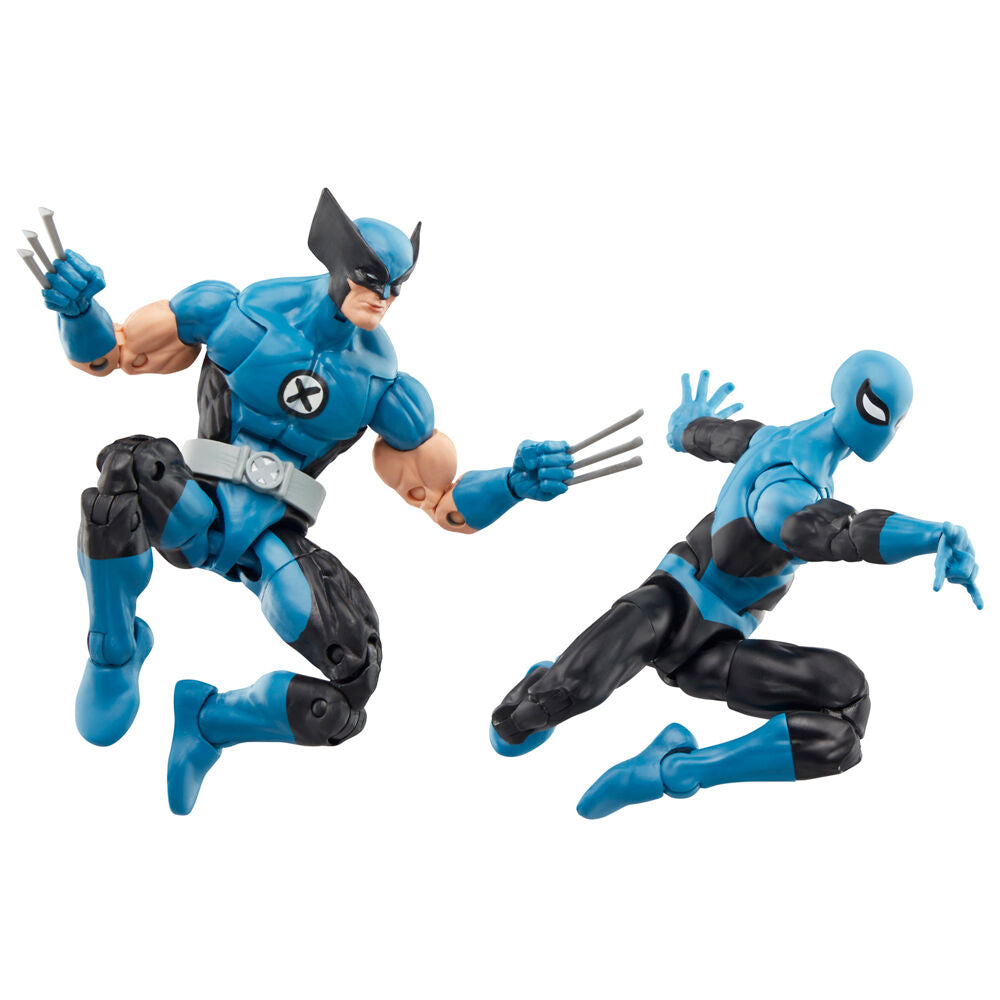 Marvel Fantastic Four Wolverine Spiderman pack 2 Figuras 15cm