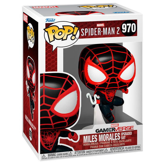 Funko POP!Marvel Spiderman 2 Miles Morales Upgraded Suit
