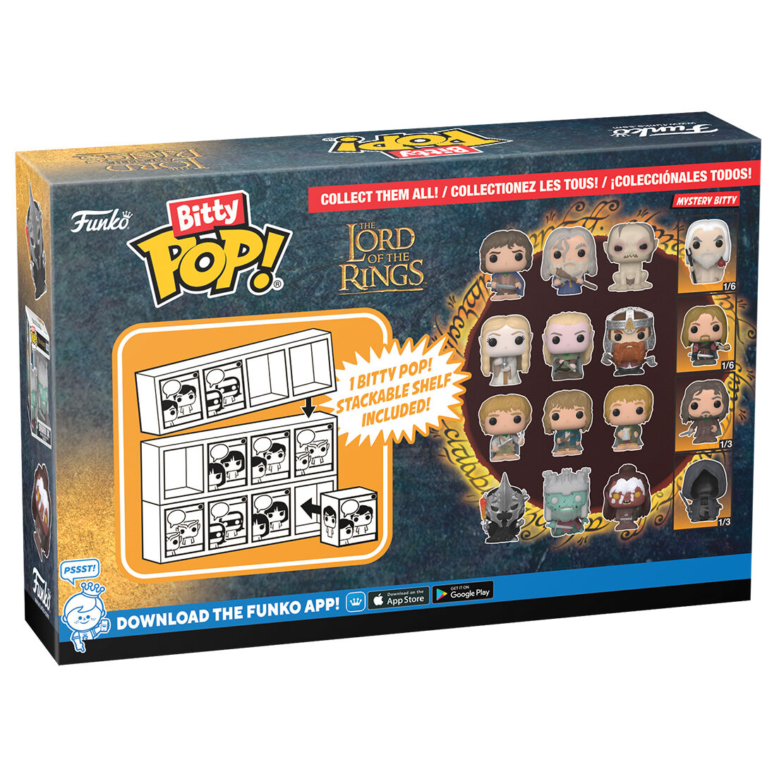 Blister 4 Figuras Bitty Funko POP! The Lord of the Rings Galadriel