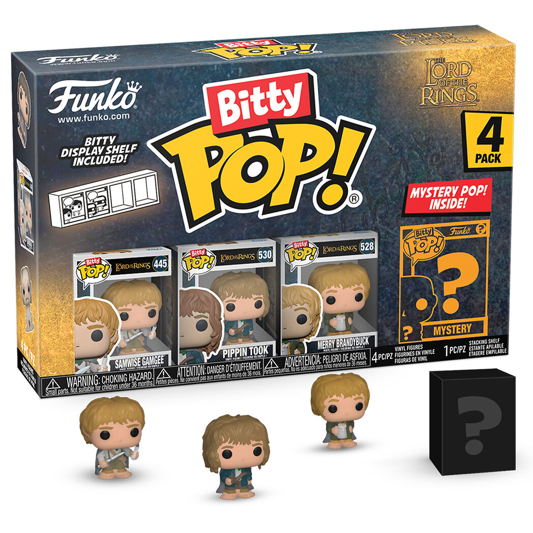 Blister 4 Figuras Bitty Funko POP! The Lord of the Rings Samwise