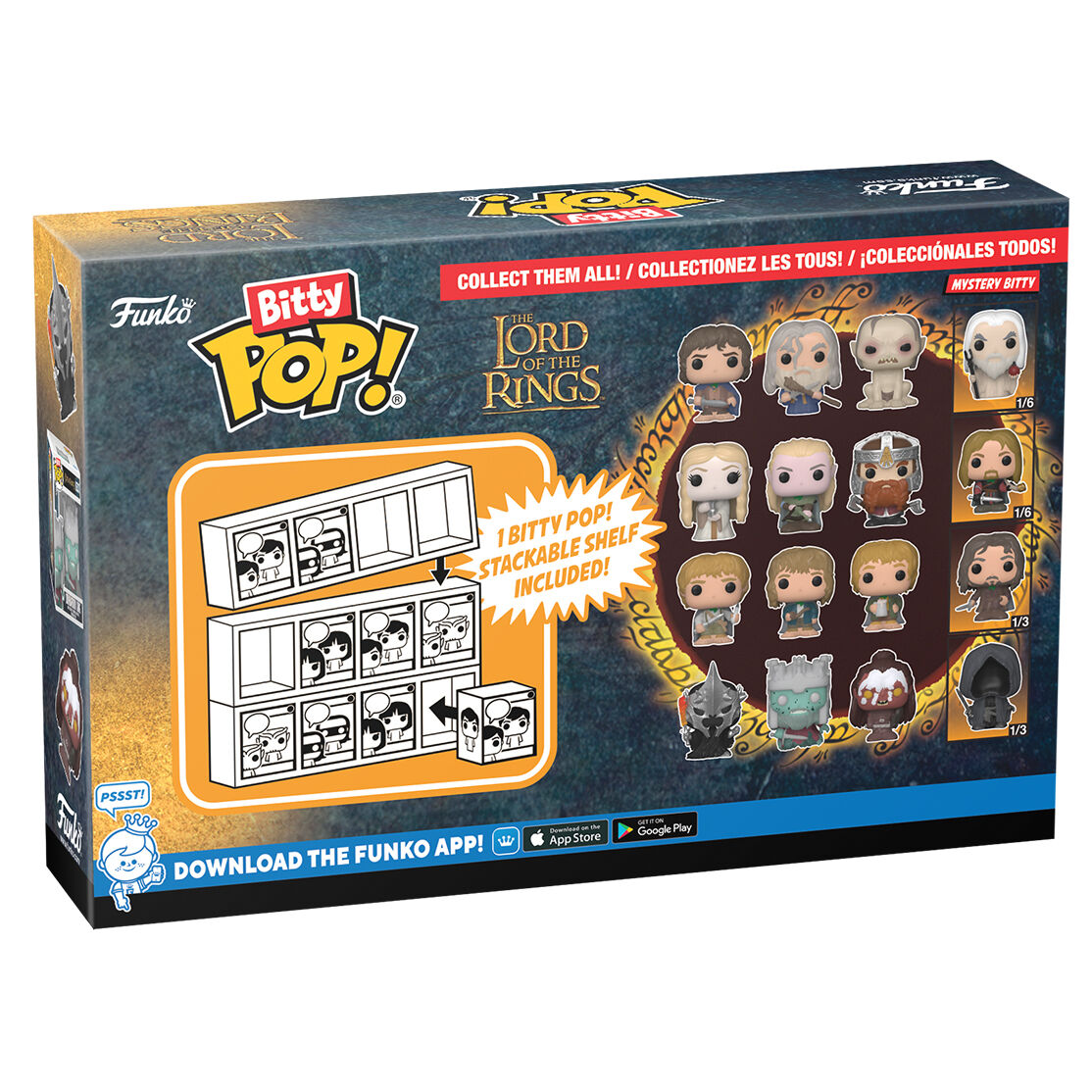 Blister 4 Figuras Bitty Funko POP! The Lord of the Rings Witch King